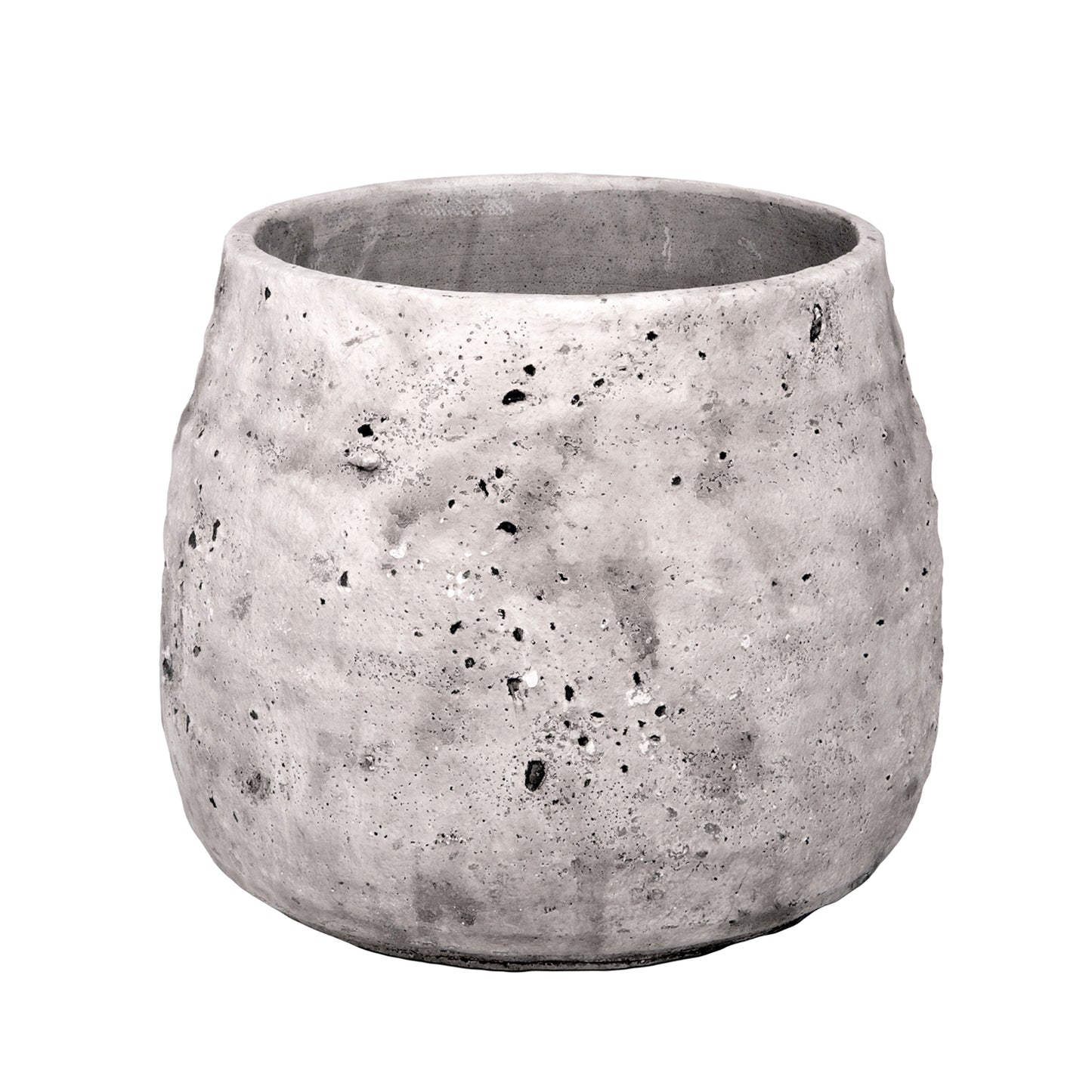 Larysa Ribbed Cement Planter