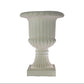 Fiberglass Pot with Antique-Style Urn Silhouette Beige