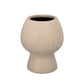 Zoryana Sculpted Stoneware Pot with Pedestal Base