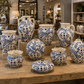Ami Chinoiserie Single-Handled Ceramic Vase