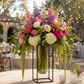Wexler Coated Finish Square Metal Vase