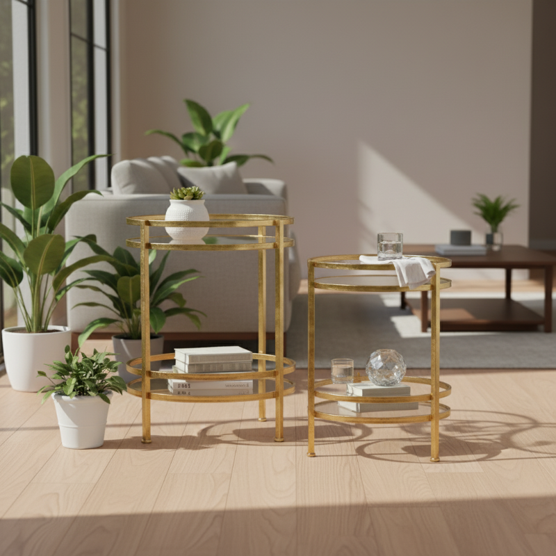 Azel Metal Round Table Set