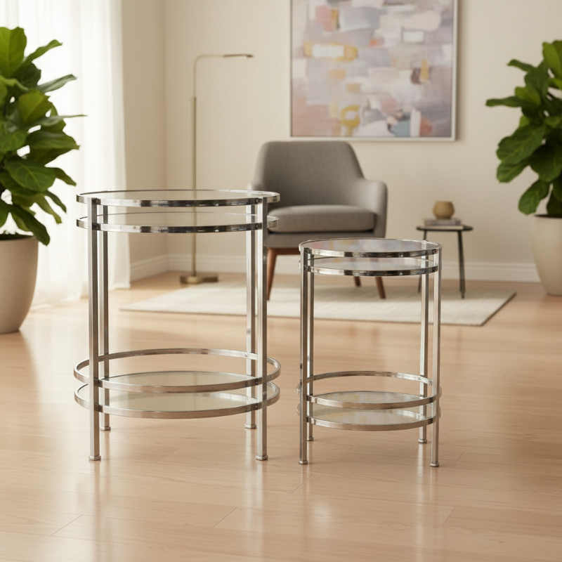 Azel Metal Round Table Set