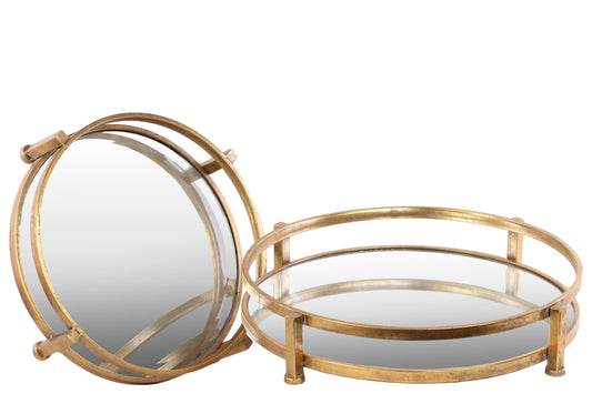 Metal Tray Tarnished Finish