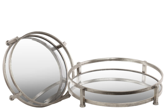 Metal Tray Tarnished Finish