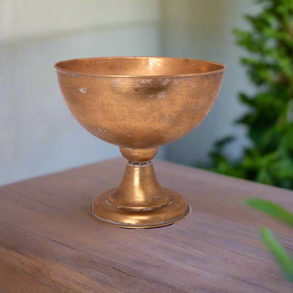 Alice Metal Gold Planter