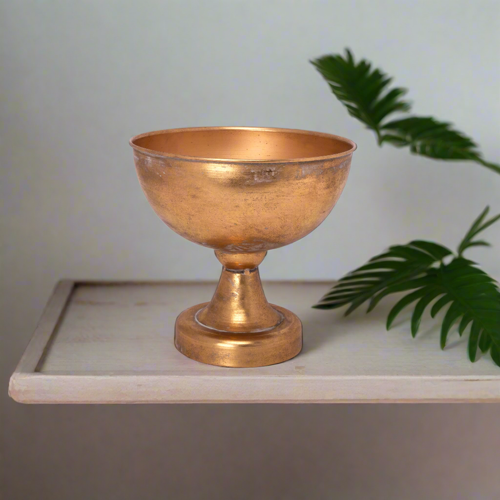 Alice Metal Gold Planter