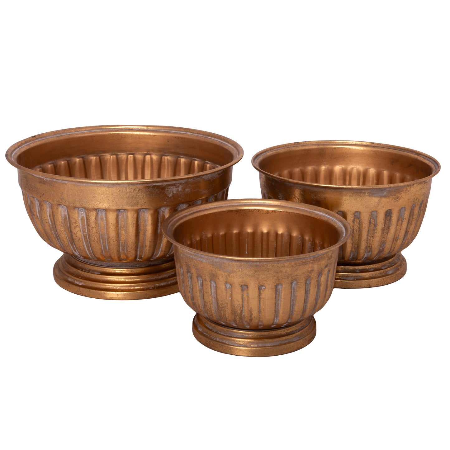Fynora Metal Planter Set (Set of 3)