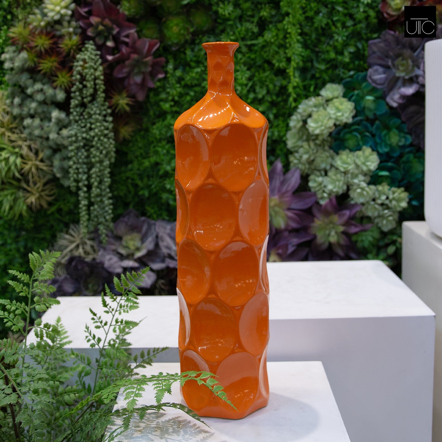 Dotty Ceramic Bottle Vases