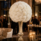 Riya Bulbous-Pedestal Fiberglass Urn - Small