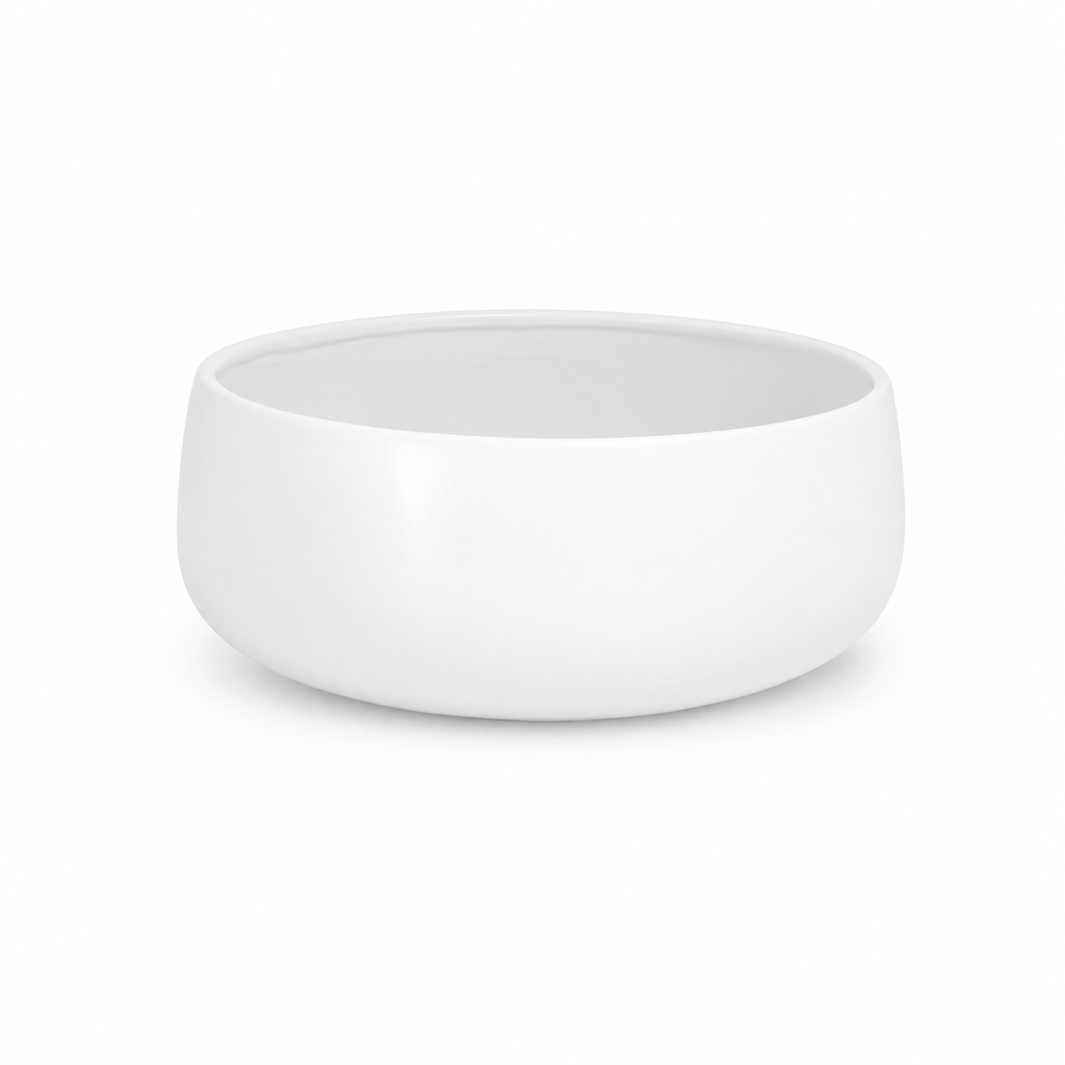 Zara Round Matte White Bowl