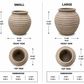 Adalynn Ribbed Terracotta Vase