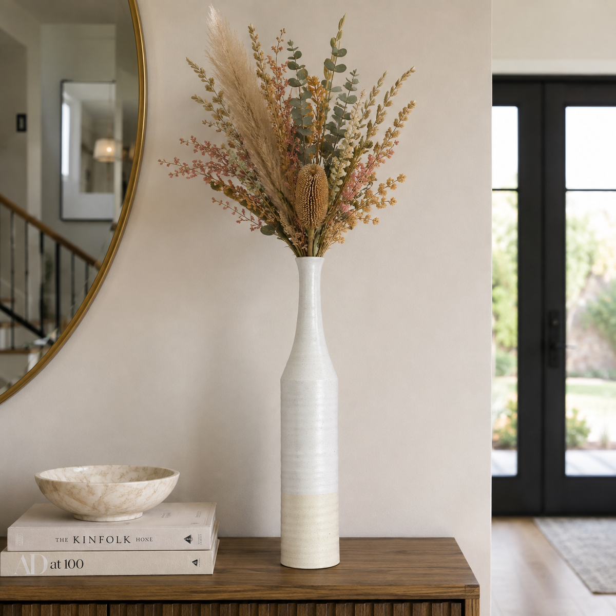 Adia Ceramic Bottle Vase