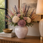 Adva Ceramic Rounded Matte Textured Vase