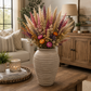 Ailani Ribbed Terracotta Vase
