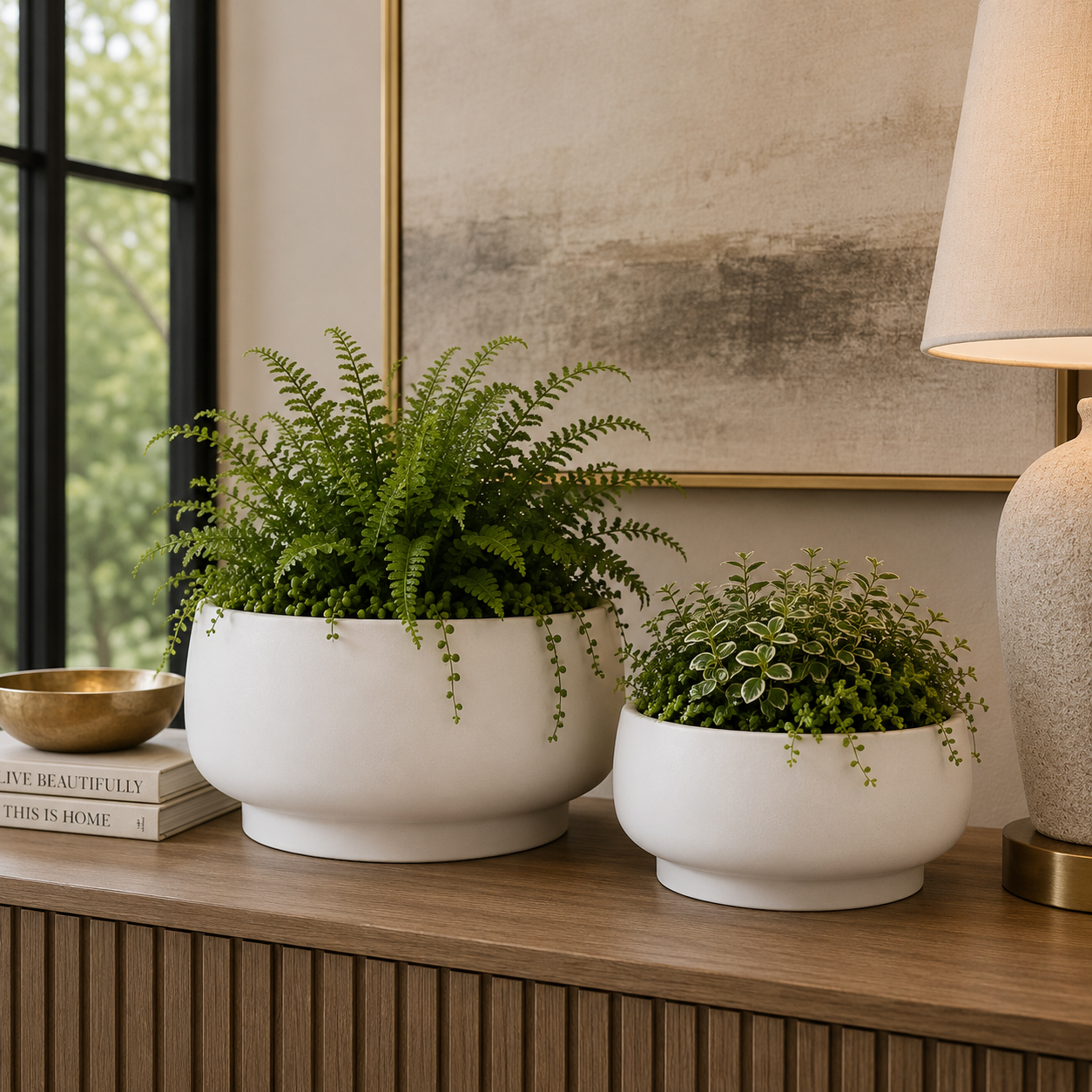 Alera Ceramic Round Planter