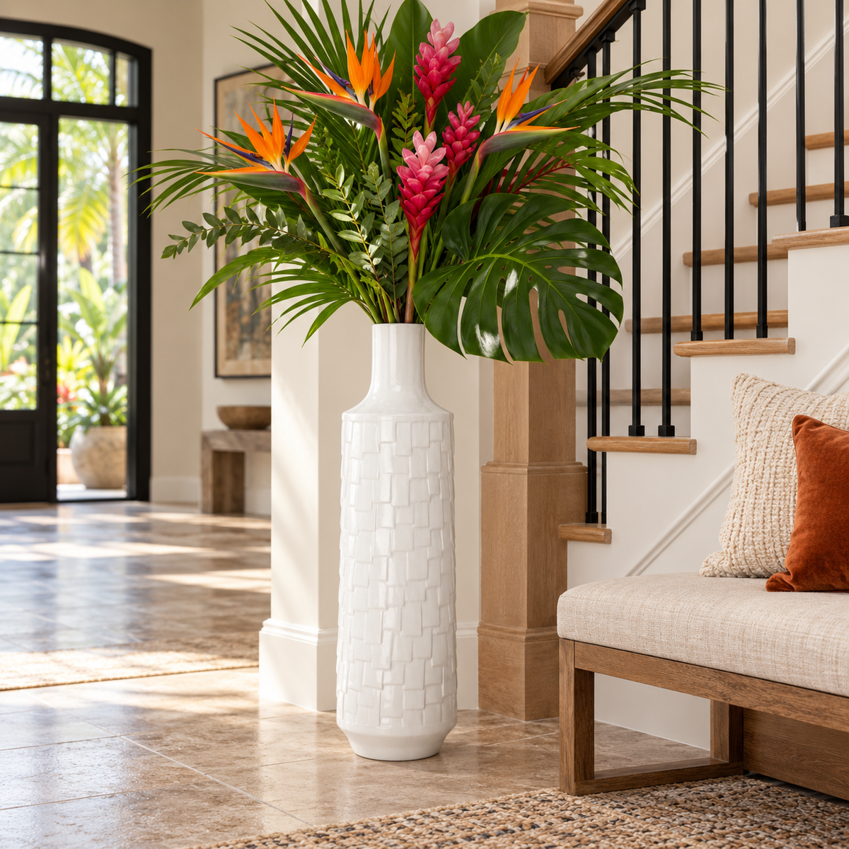 Ashy Ceramic Vase