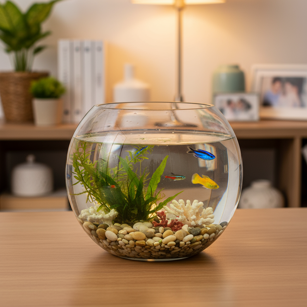Sora Clear Glass Fish Bowl