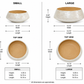 Melia Shell Mosaic Bowl Planter Set (Set of 2)