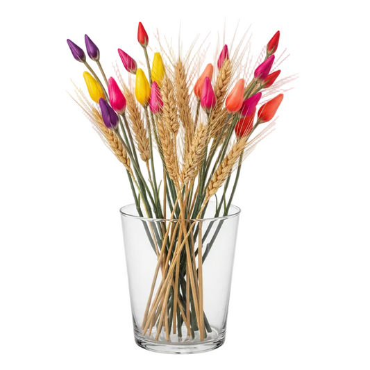 Briony Clear Glass Angular Cube Vase