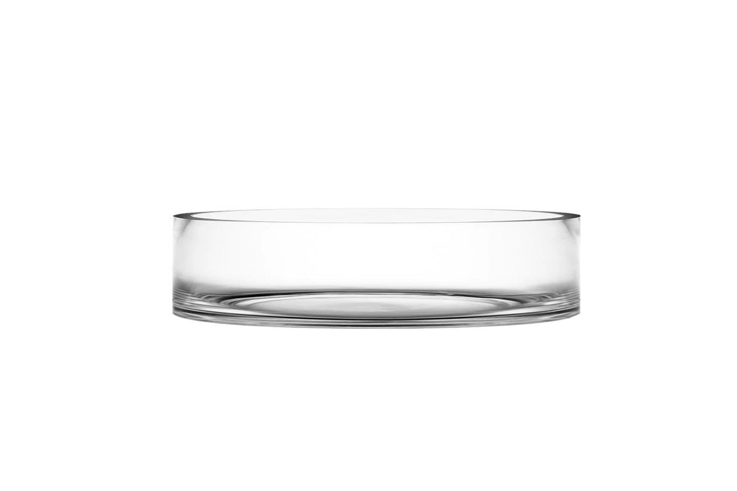 Cylinder Clear Glass-Urban Trends Collection-Clear-15x15x4-Urban Trends Collection