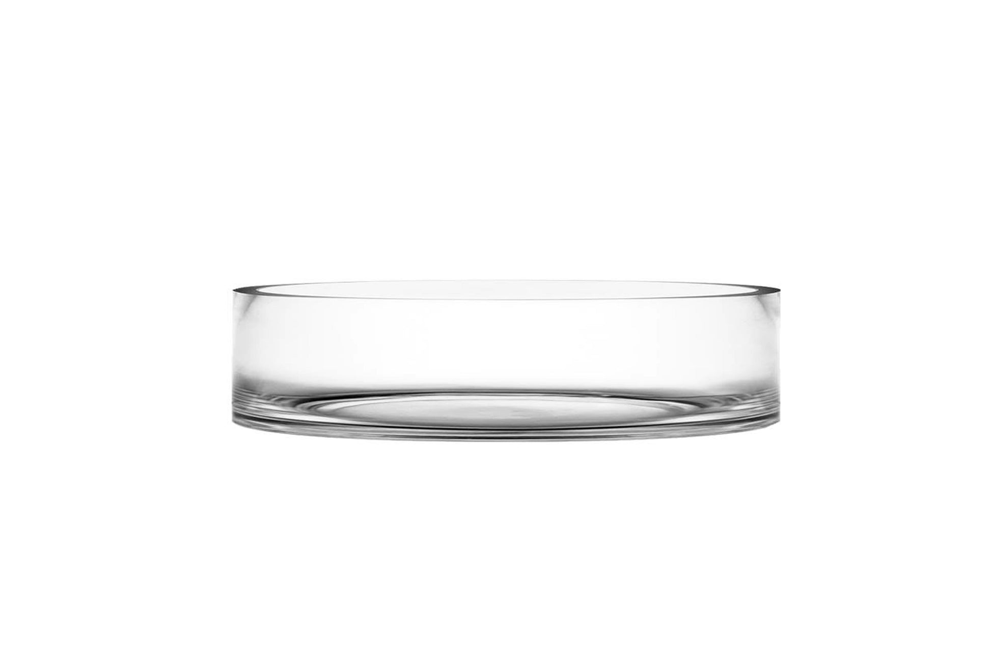 Cylinder Clear Glass-Urban Trends Collection-Clear-15x15x4-Urban Trends Collection