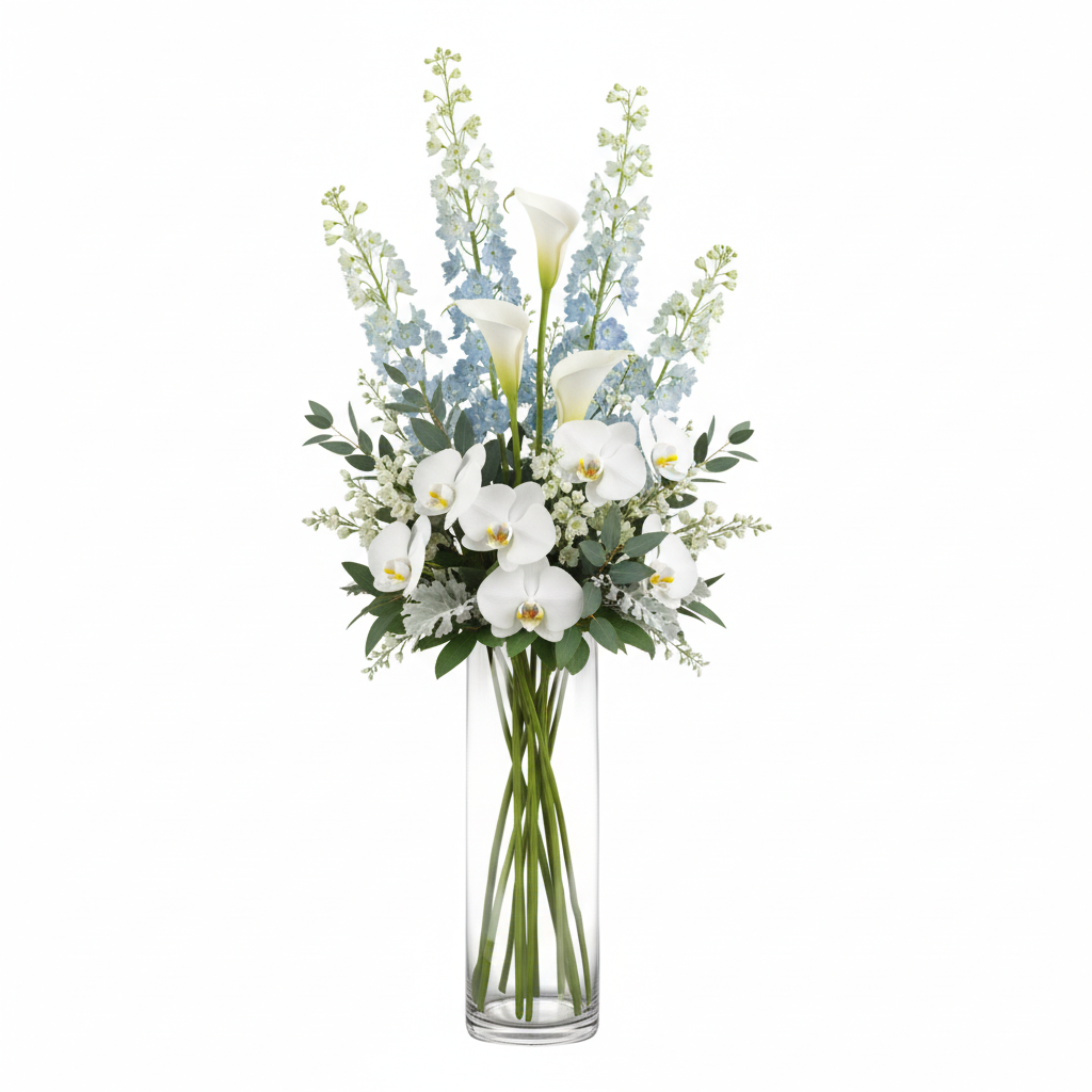 Miri Clear Glass Cylinder Vase