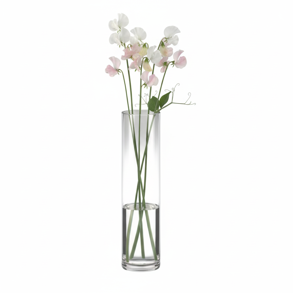 Miri Clear Glass Cylinder Vase