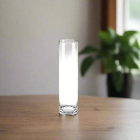 Cylinder Clear Glass-Urban Trends Collection-Clear-4x4x12-Urban Trends Collection