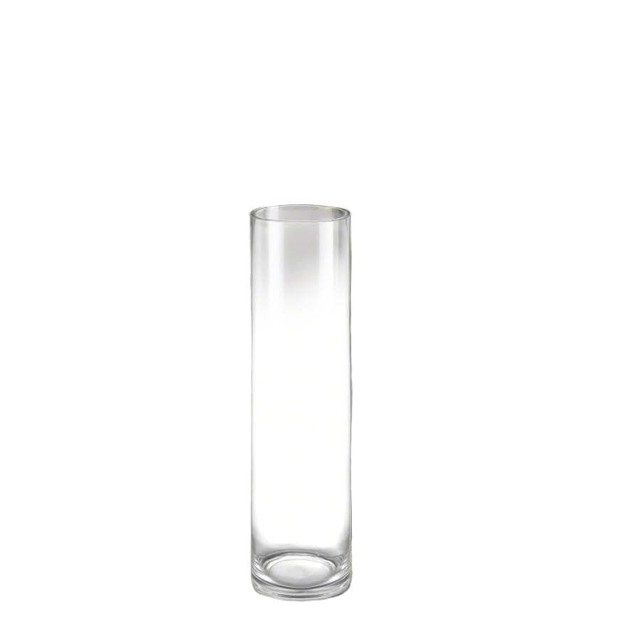 Miri Clear Glass Cylinder Vase