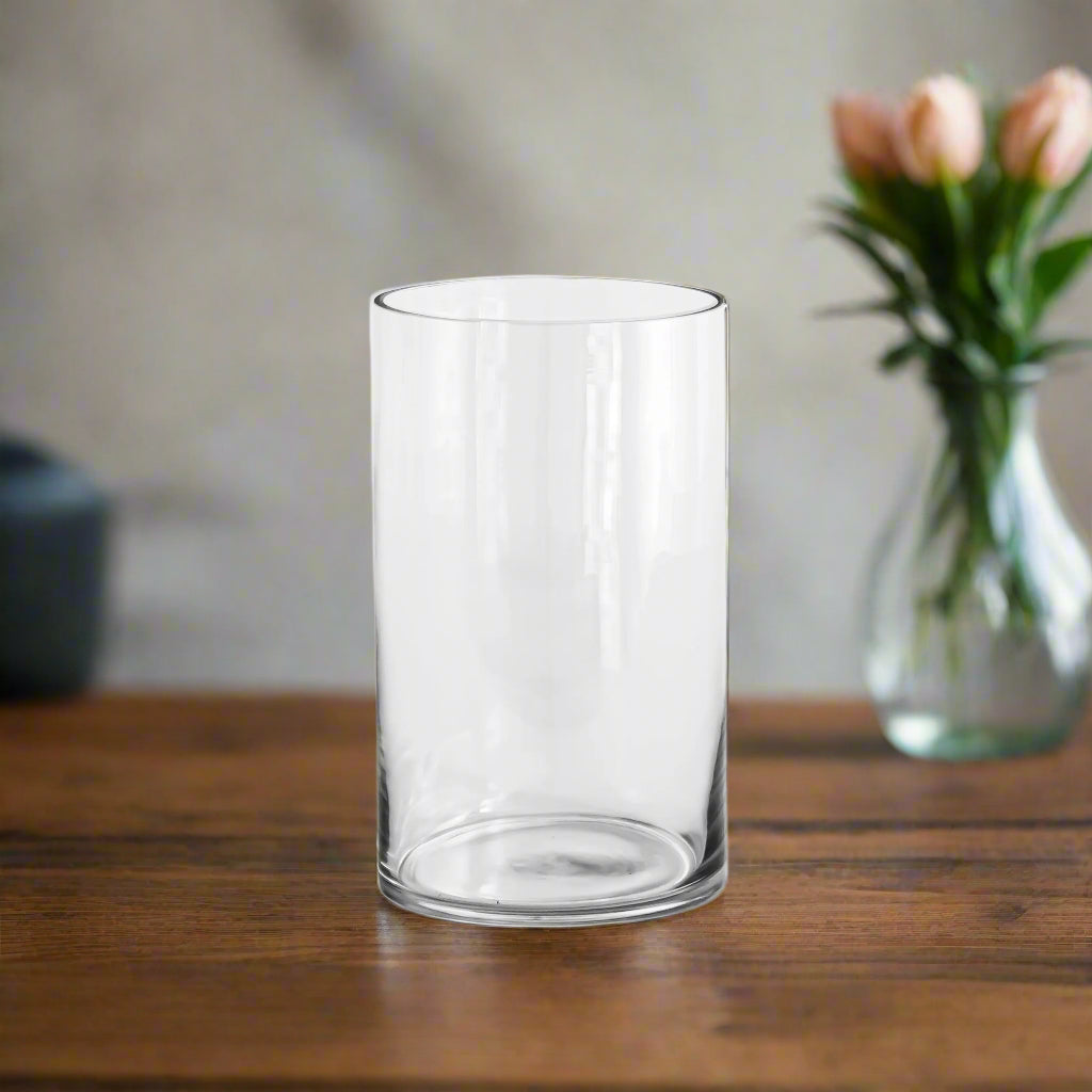 Cylinder Clear Glass-Urban Trends Collection-Clear-6x6x10-Urban Trends Collection