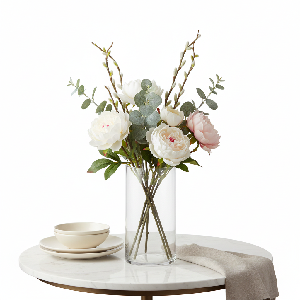 Jace Clear Glass Cylinder Vase