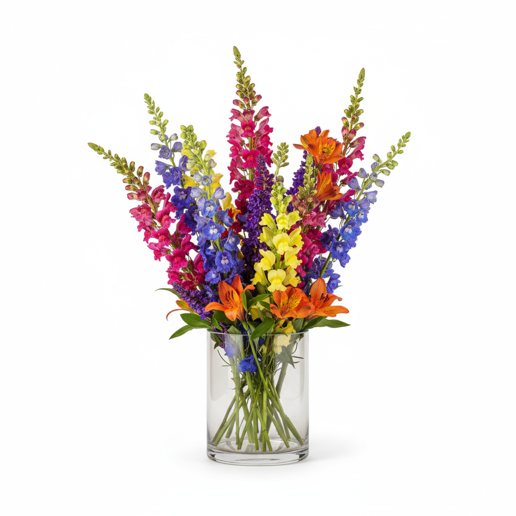 Jace Clear Glass Cylinder Vase