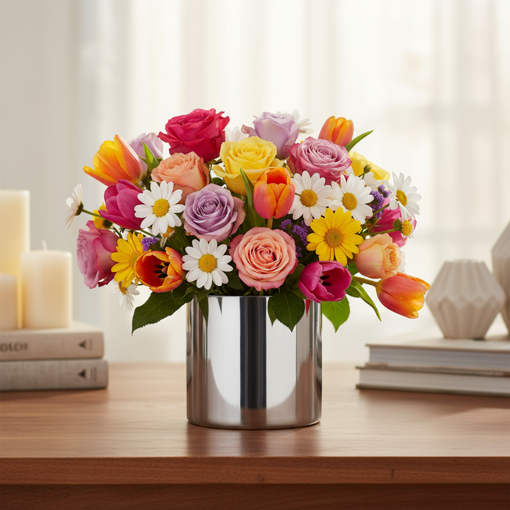 Zaya Cylinder Glass Vase