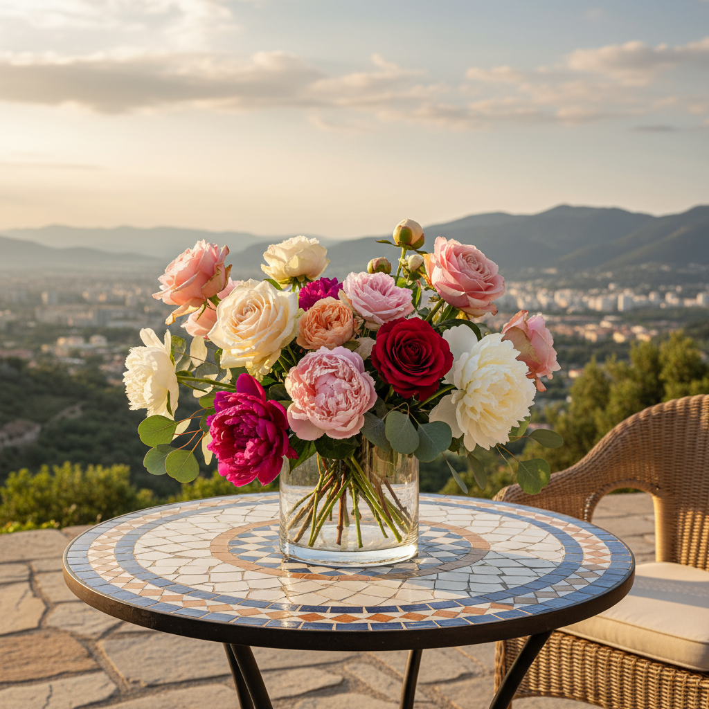 Zaya Cylinder Glass Vase