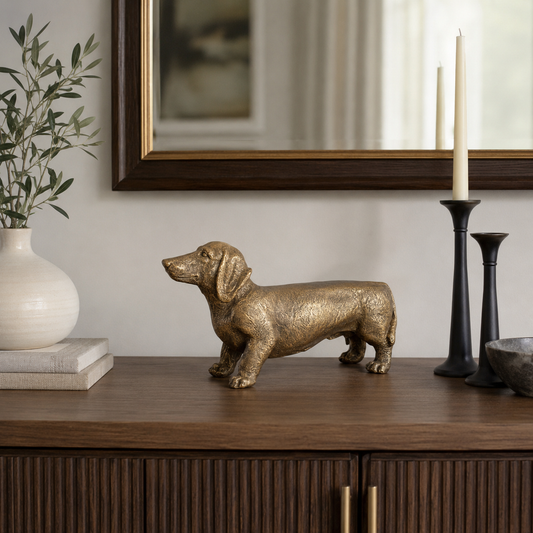 Charlie Fiberglass Dog Figurine