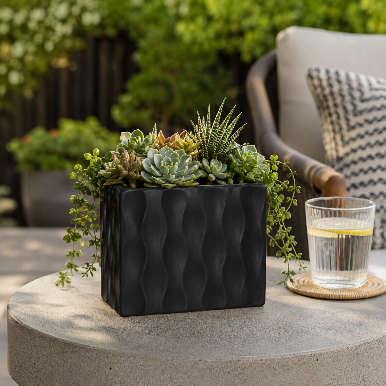 Wynn Geometric Ceramic Vase