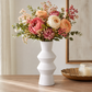 Cyrene Double Saucer Design Ceramic Vase