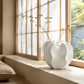 Freya Four-Lobe Sculptural Ceramic Vase