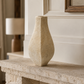 Nixie Handcrafted Faceted Pear-Shaped Terracotta Vase