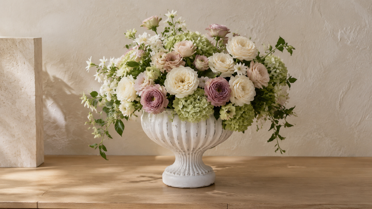 Corvin Cement Urn Planter