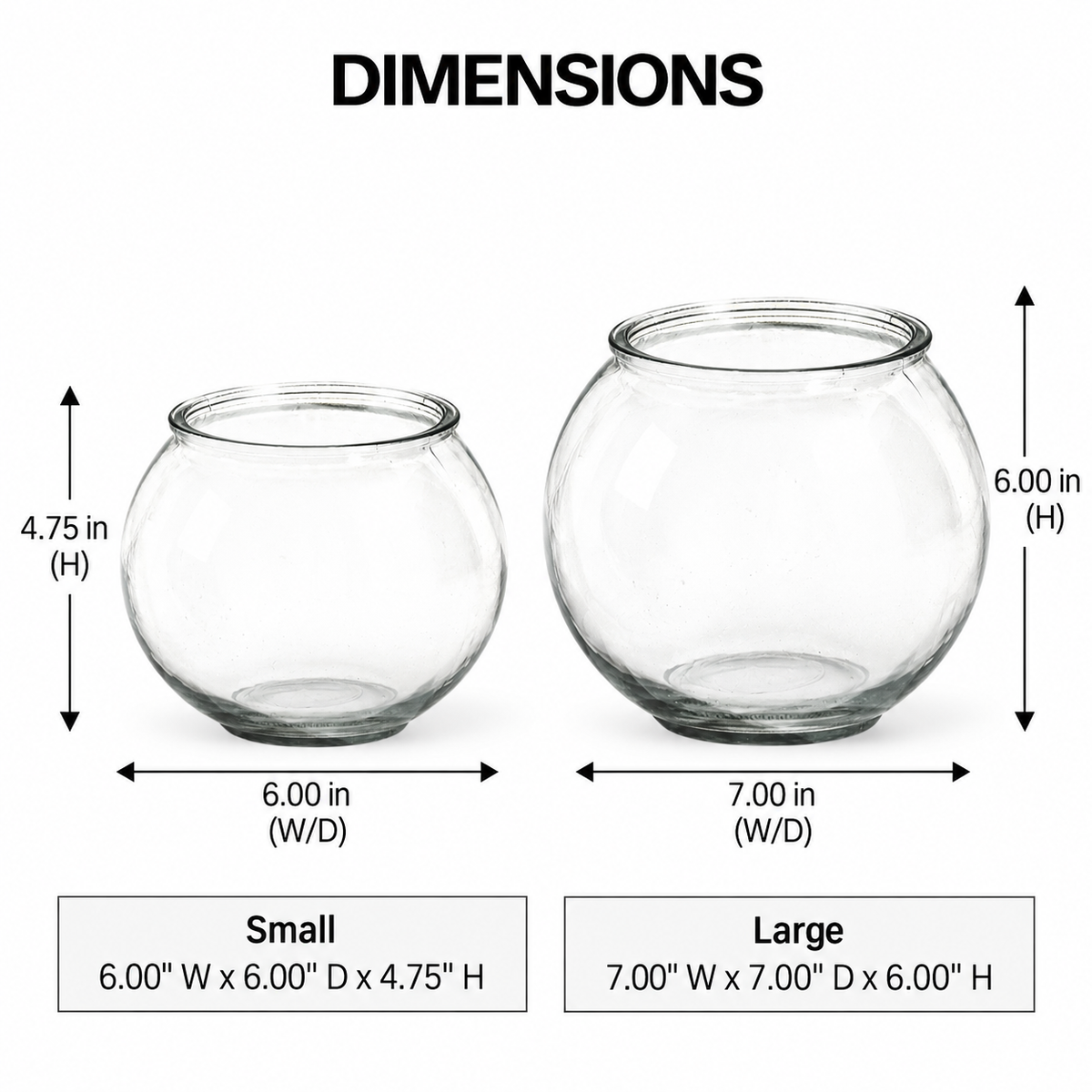 Crystelle Clear Glass Bowl