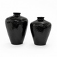 Ebonique Textured Amphora Ceramic Vase