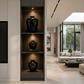 Ebonique Textured Amphora Ceramic Vase
