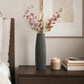 Esther Ribbed Ceramic Bellied Vase