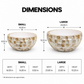 Eudora Opalescent-Tiled Fiberglass Bowl Planter