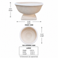 Galen Sand Finish Terracotta Urn Planter