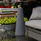 Vahlia Embossed Column Ceramic Vase