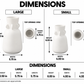 Karmi Trumpet Mouth Design Ceramic Vase