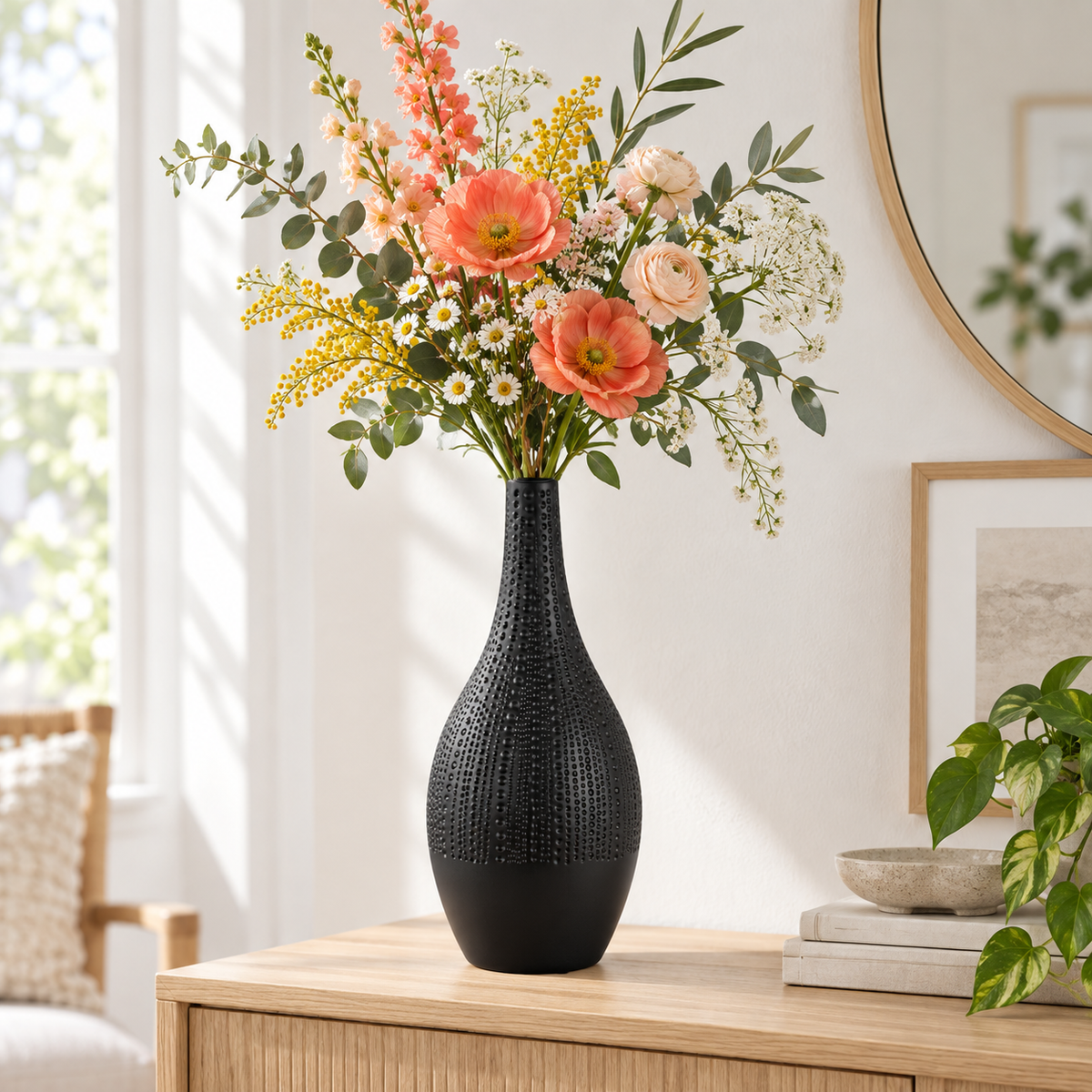 Kavaro Bellied Round Vase